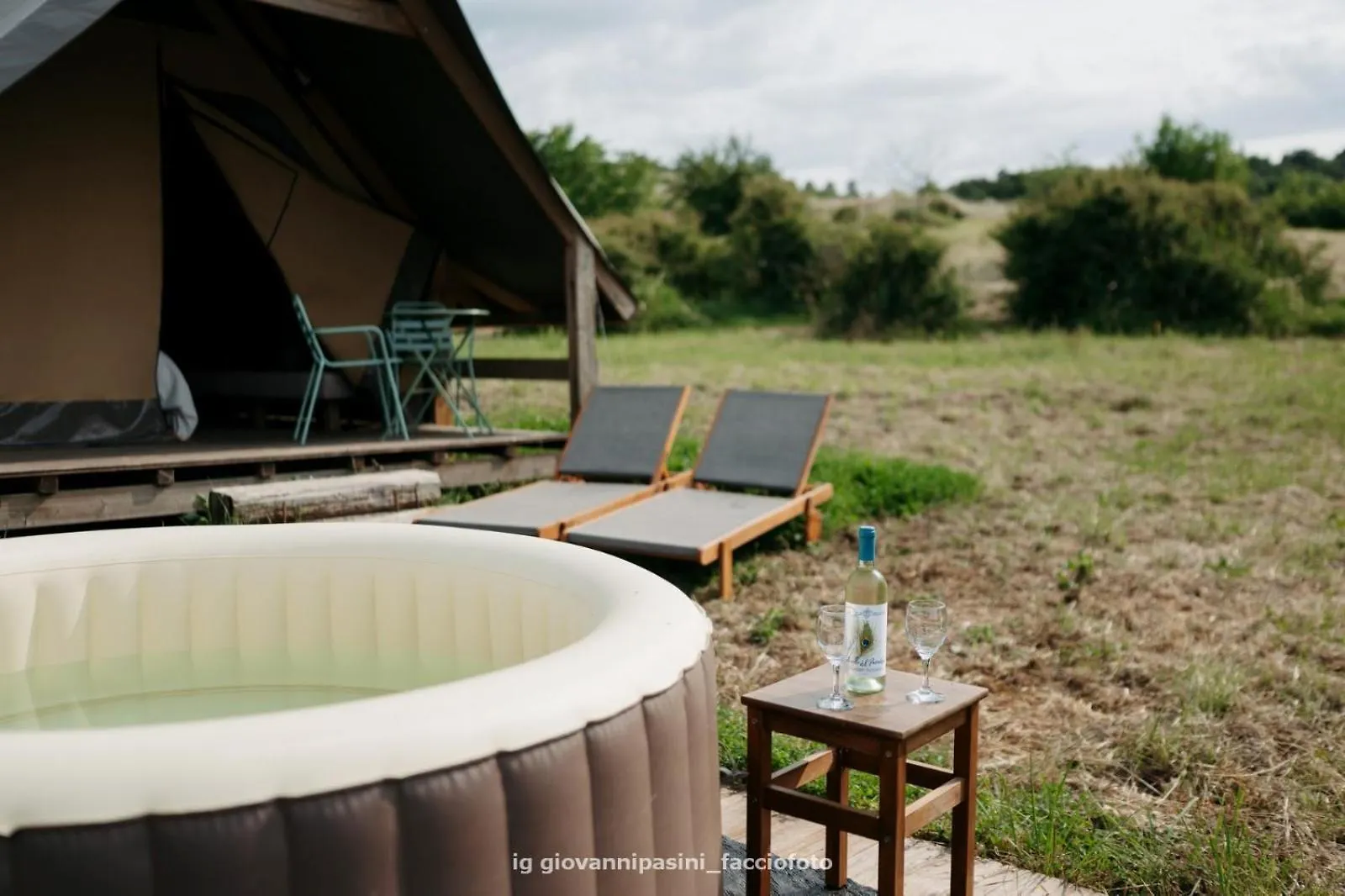 خيمة فخمة Agriturismo Glamping Pettirosso فراتّا تيرمي